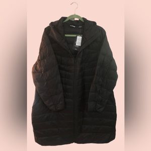 Lands’ End Plus Size Ultralight Packable Down Coat, Size 2X